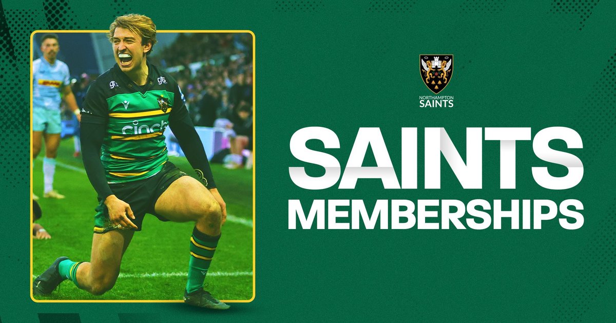 Northampton Saints - The first batch of 2022/23 Season Tickets