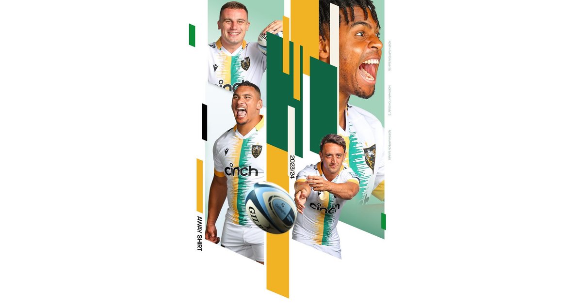 Home kit 2023/24  Northampton Saints release new strip for