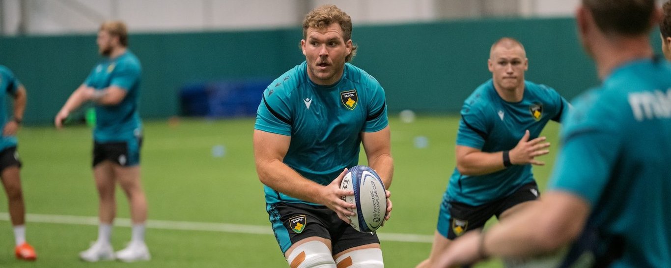 Angus Scott-Young of Northampton Saints