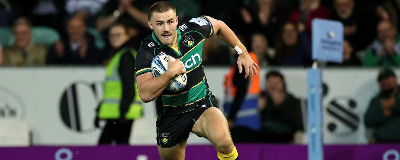Ollie Sleightholme of Northampton Saints