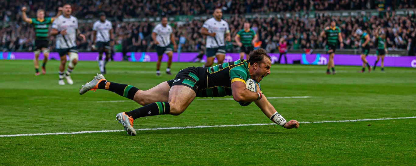 Burger Odendaal of Northampton Saints.