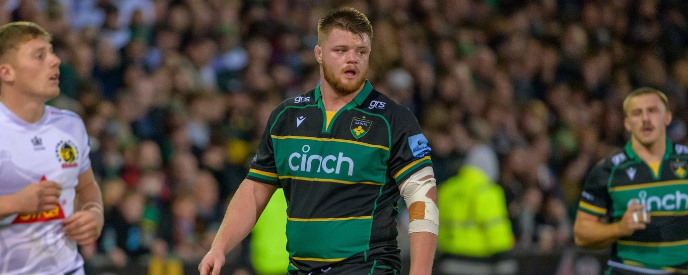 Northampton Saints’ Luke Green during the 2024/25 season.