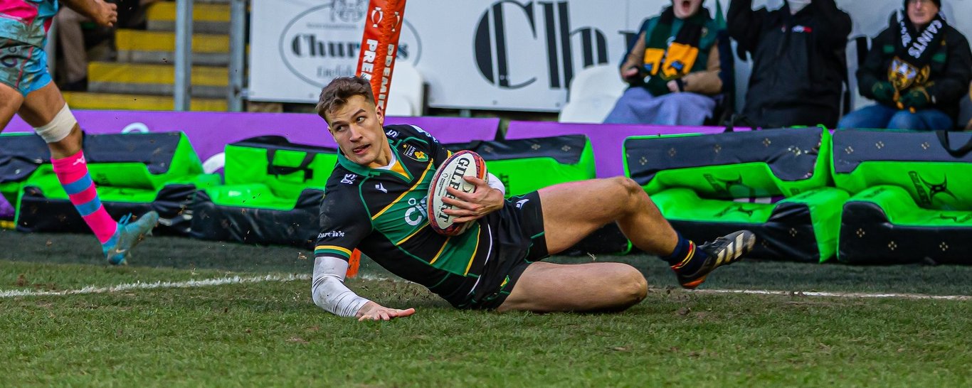 Northampton Saints’ Will Glister during the 2024/25 season