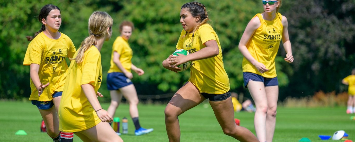 Northampton Saints and Loughborough Lightning Community residential camps at Stowe School.