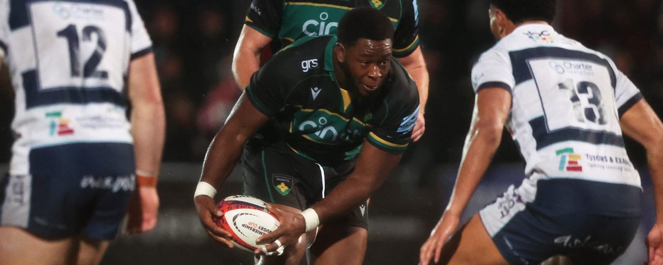 Emmanuel Iyogun of Northampton Saints