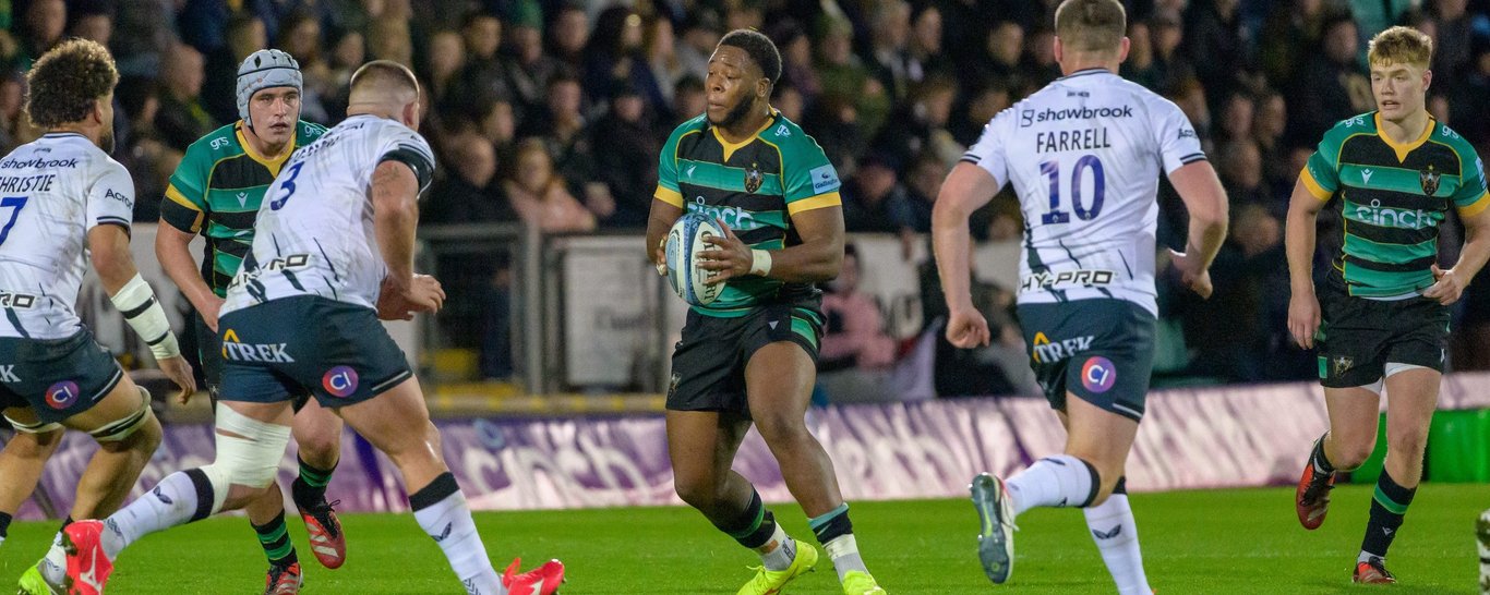 Emmanuel Iyogun of Northampton Saints