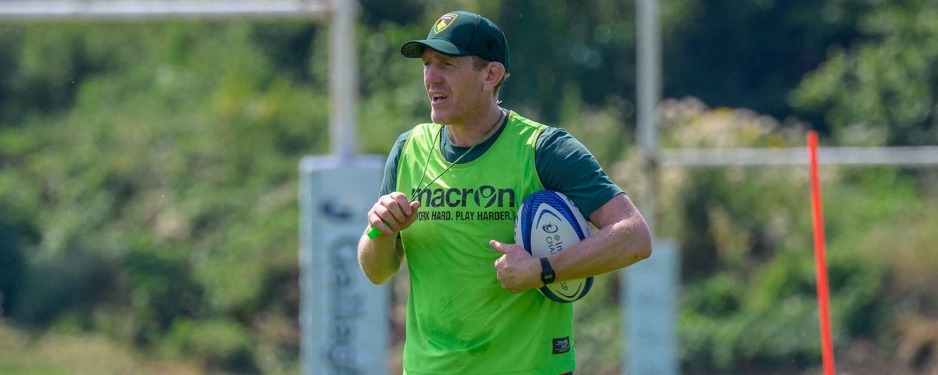 Northampton Saints’ head coach Sam Vesty