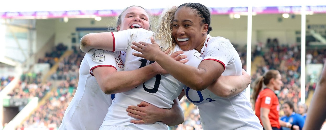 The Red Roses play in Northampton.