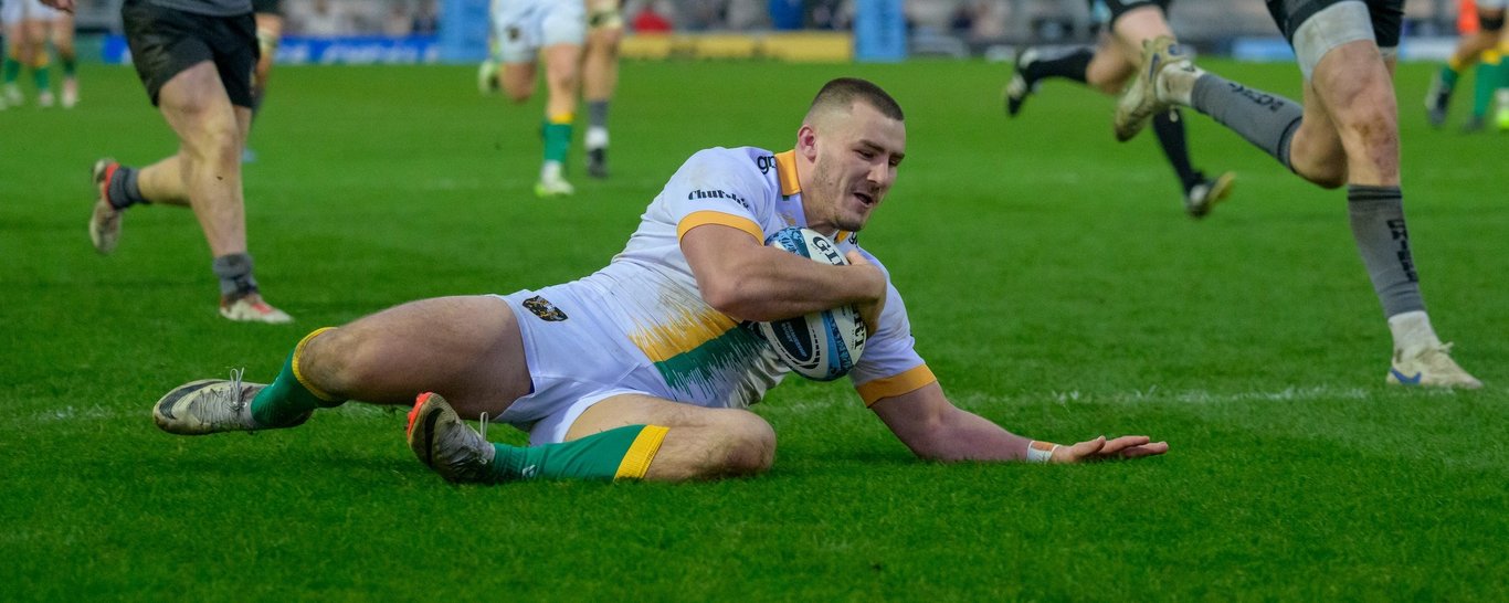 Ollie Sleightholme of Northampton Saints