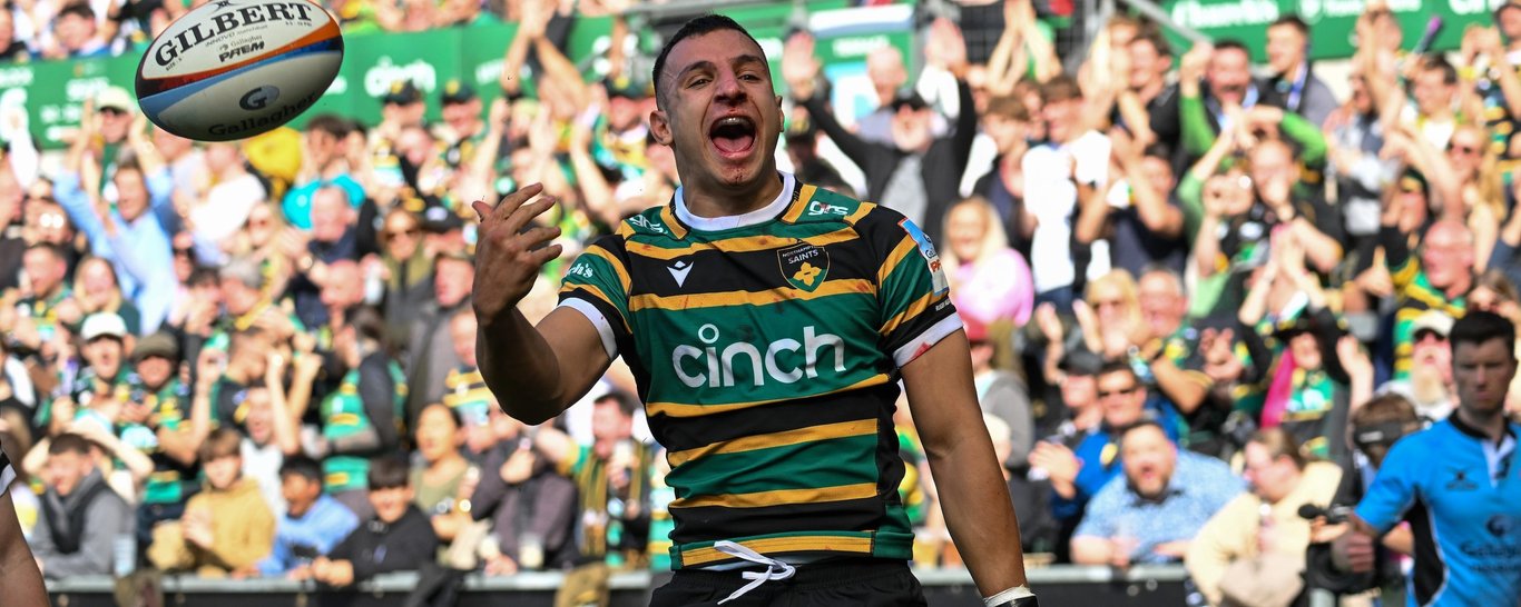 Edoardo Todaro of Northampton Saints