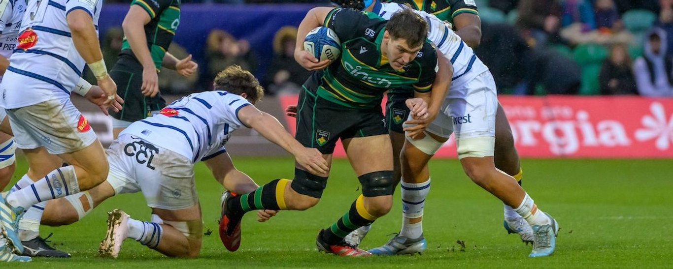 Tom Lockett of Northampton Saints.