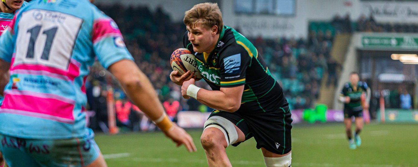 Northampton Saints’ Ed Prowse during the 2024/25 season.
