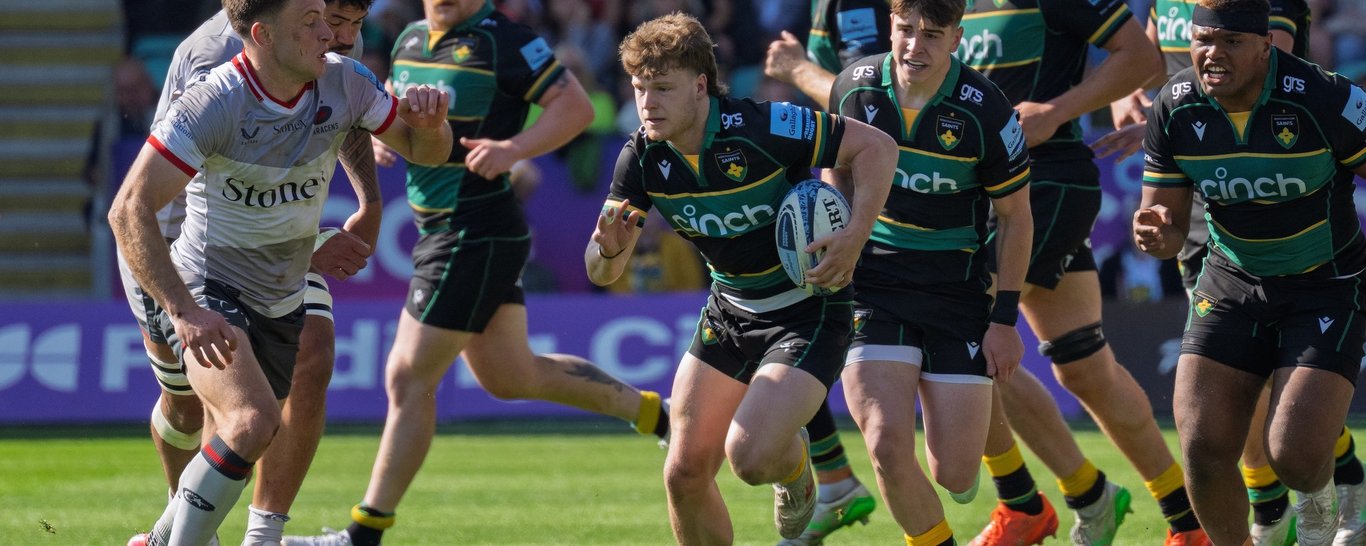 Jake Garside of Northampton Saints