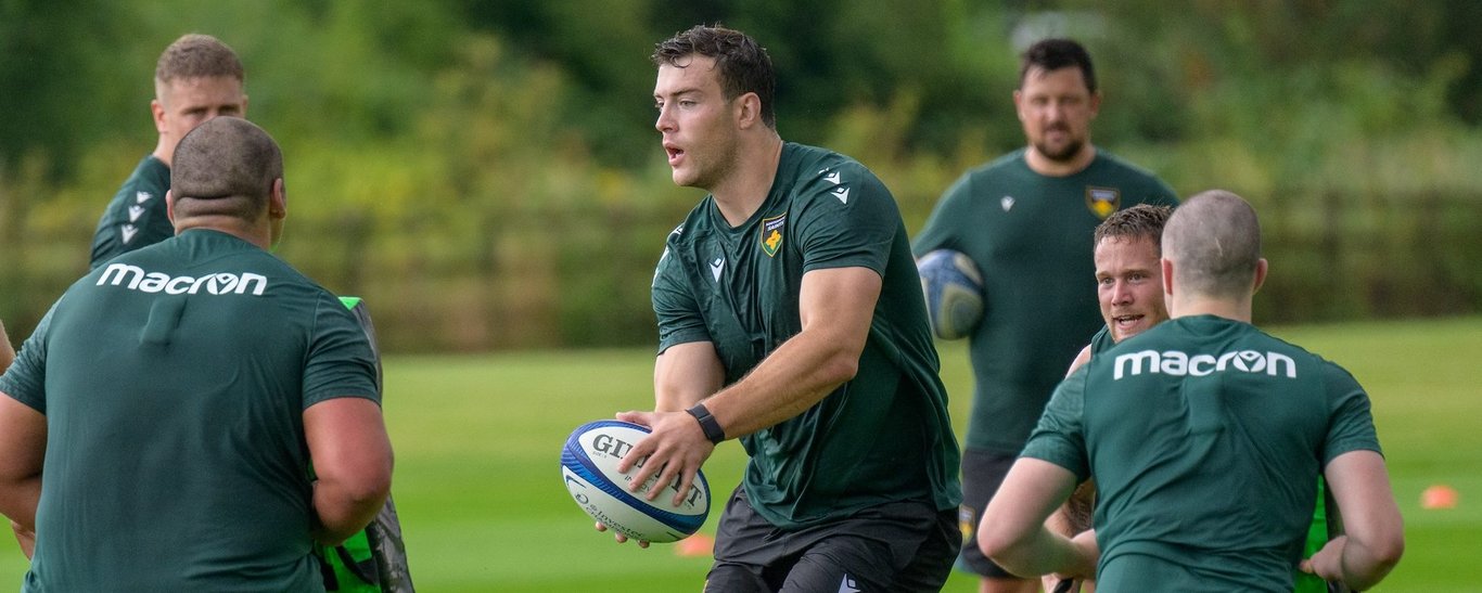 Northampton Saints’ Callum Hunter-Hill during the 2024/25 season.