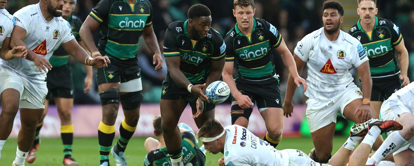 Emmanuel Iyogun of Northampton Saints