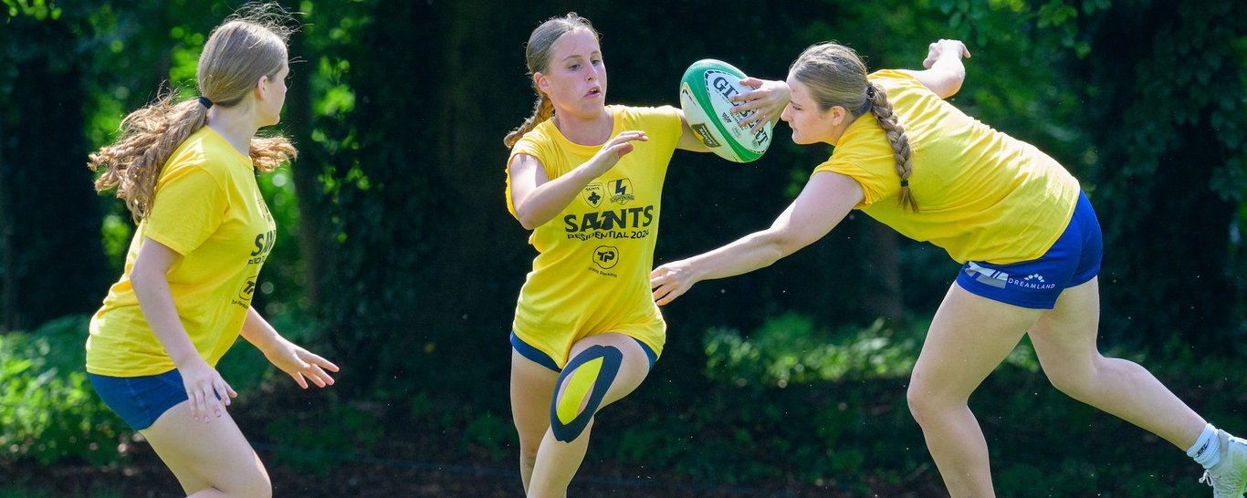 Northampton Saints and Loughborough Lightning Community residential camps at Stowe School.