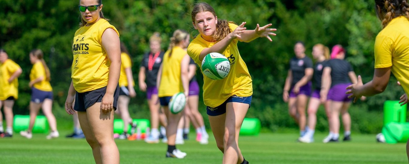 Northampton Saints and Loughborough Lightning Community residential camps at Stowe School.