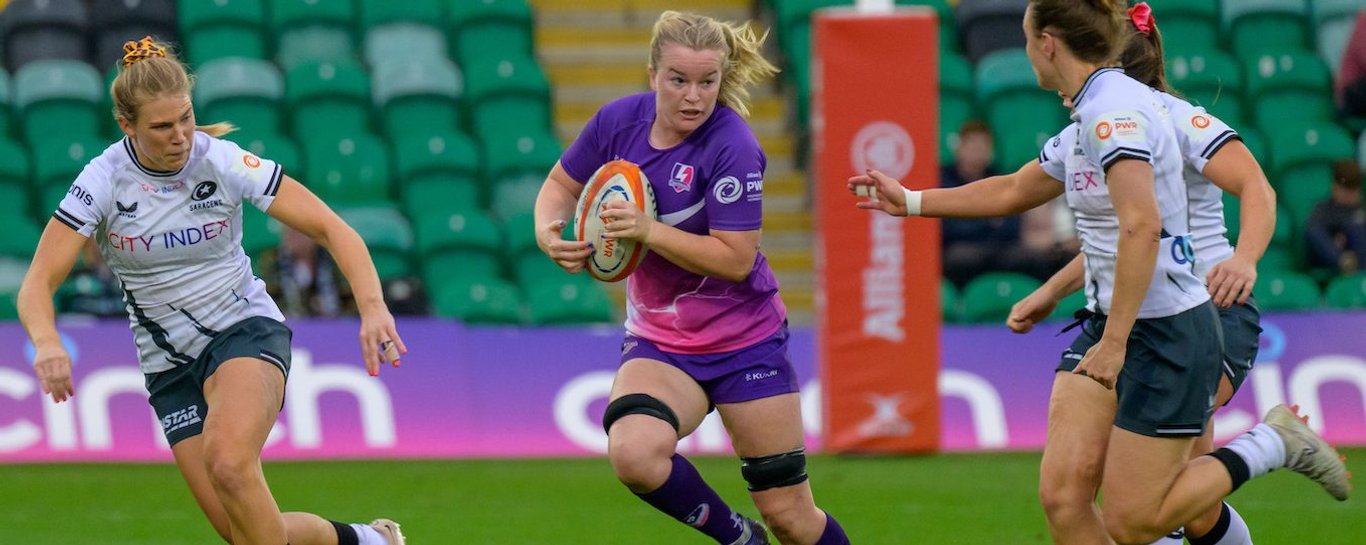 Loughborough Lightning's Daisy Hibbert-Jones during the 2023/24 season