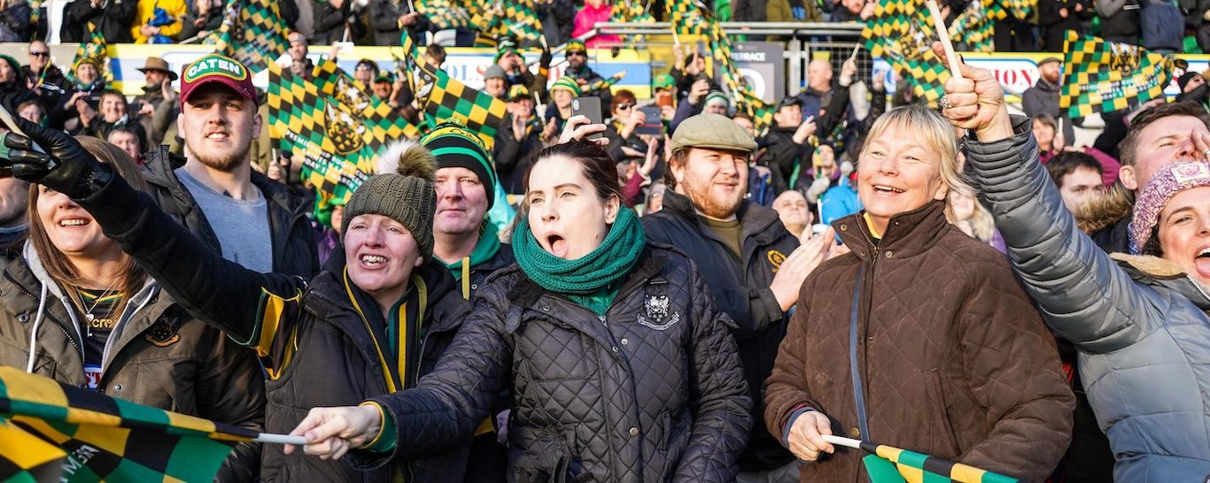 The partisan crowd at Franklin’s Gardens is like no other