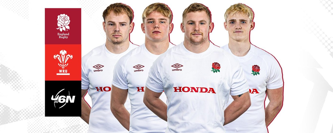 Toby Cousins, Archie McParland, Henry Pollock and Craig Wright will feature for England U20 against Wales.