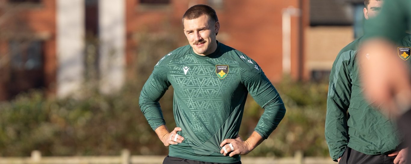 Ollie Sleightholme of Northampton Saints