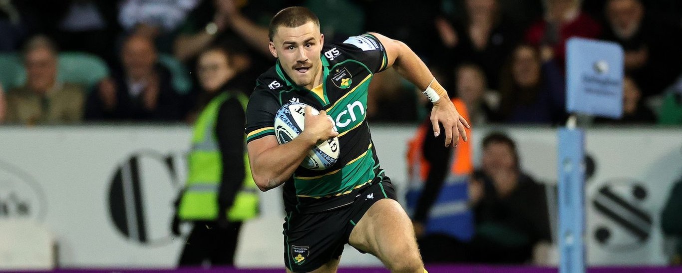 Ollie Sleightholme of Northampton Saints