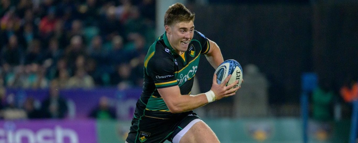 Tommy Freeman of Northampton Saints