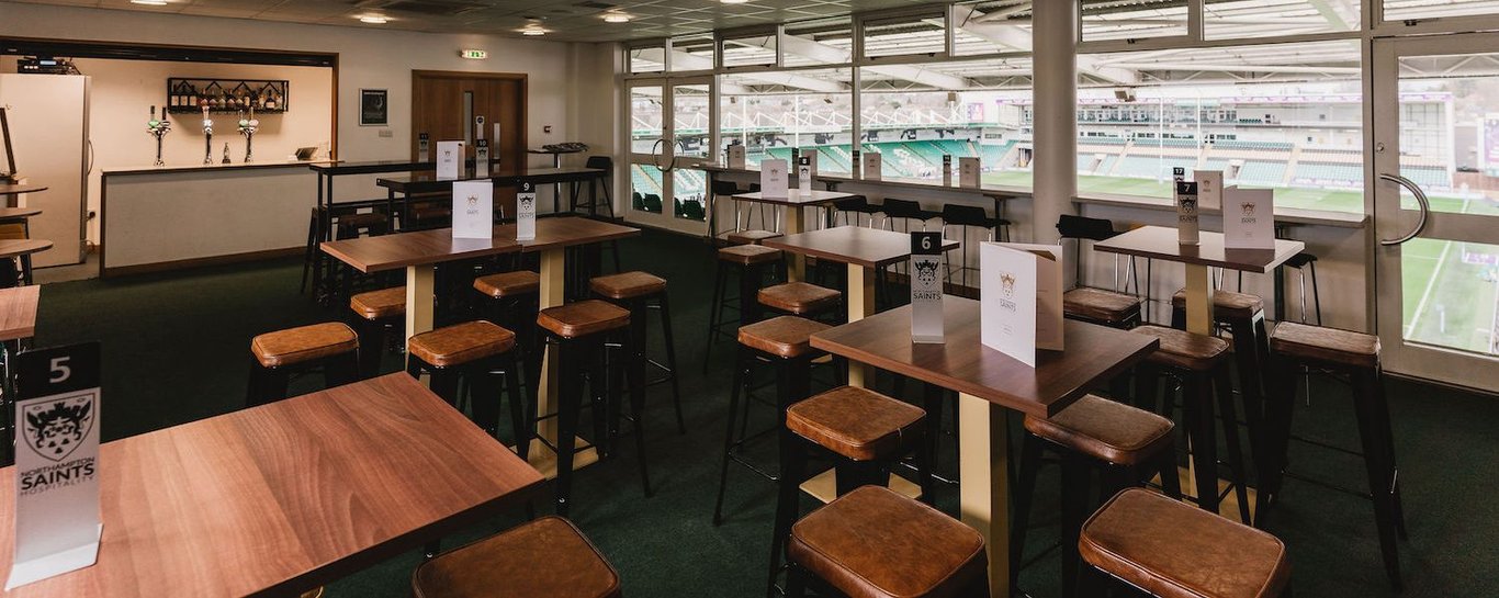 The Legends Lounge at Franklin’s Gardens, Northampton