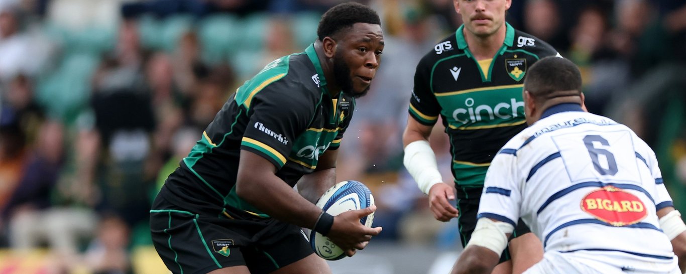 Emmanuel Iyogun of Northampton Saints