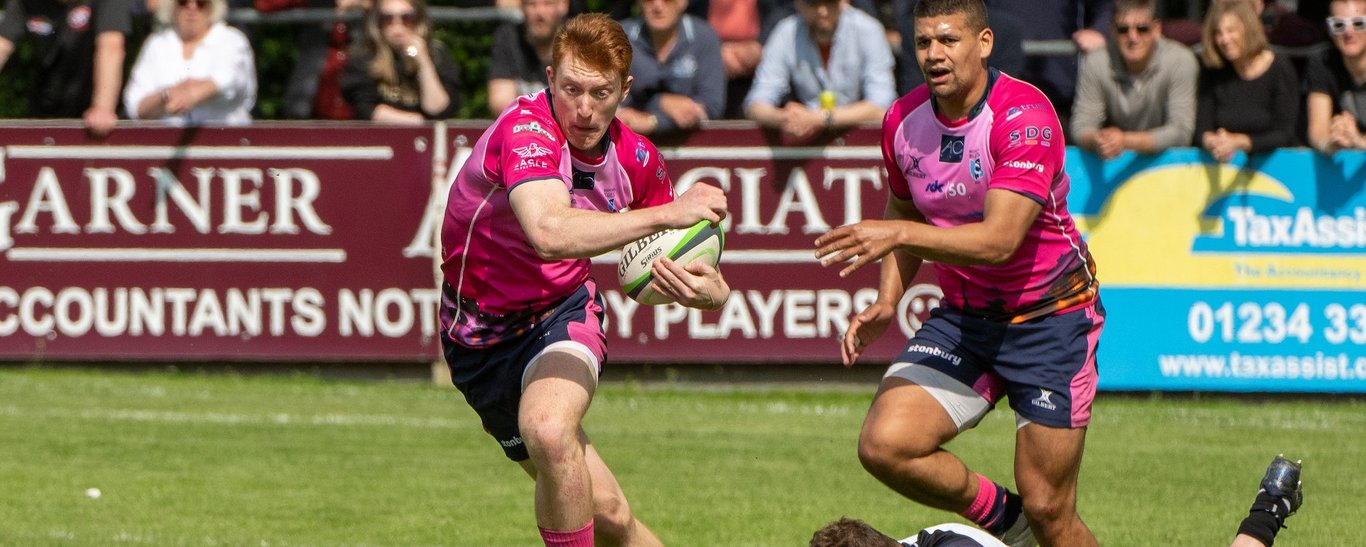 Northampton Saints' George Hendy featuring for Bedford Blues
