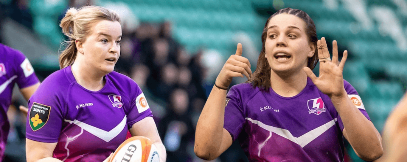 Daisy Hibbert-Jones and Lilli Ives Campion of Loughborough Lightning.