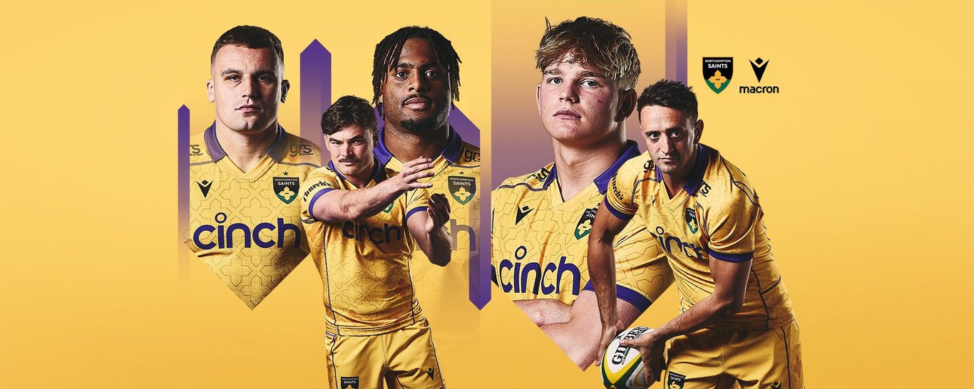 Northampton Saints launch away kit for 2025/26