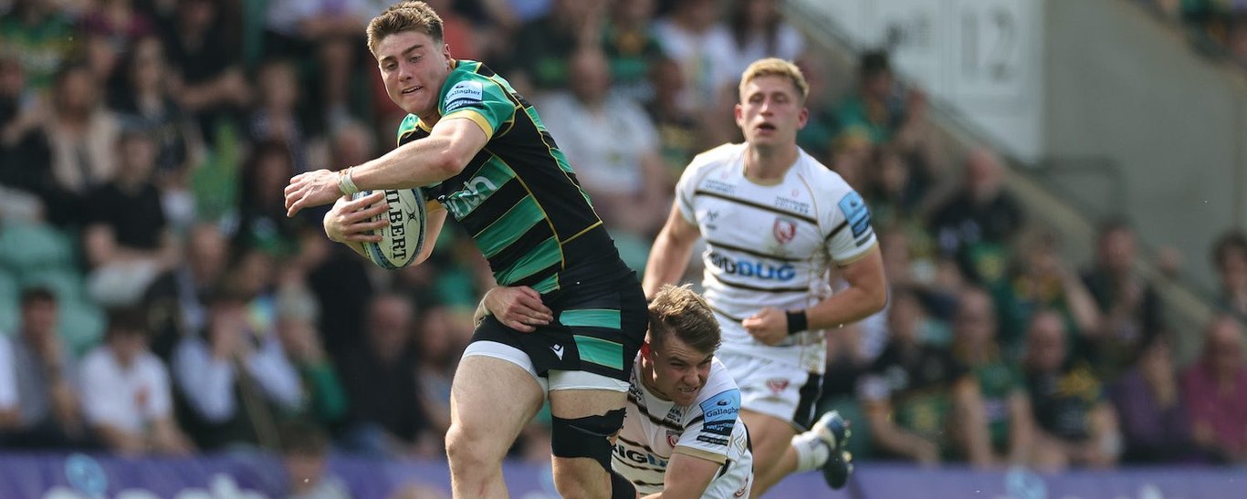 Tommy Freeman of Northampton Saints