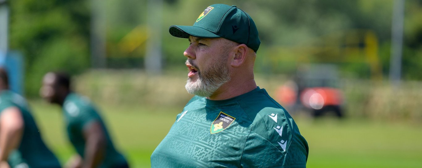 Northampton Saints’ coach Matt Ferguson during the 2024/25 season.