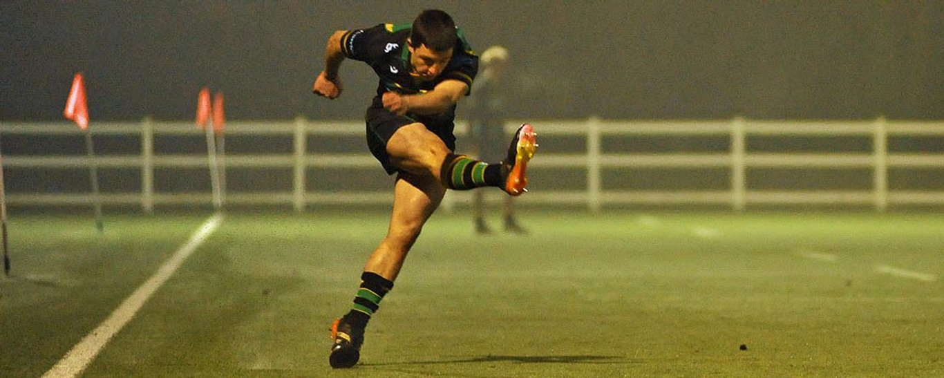 Hugh Shields features for Northampton Saints Under-18s against Yorkshire Rugby.