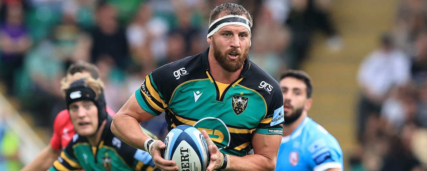 Northampton Saints' Tom Wood during the 2021/22 season.