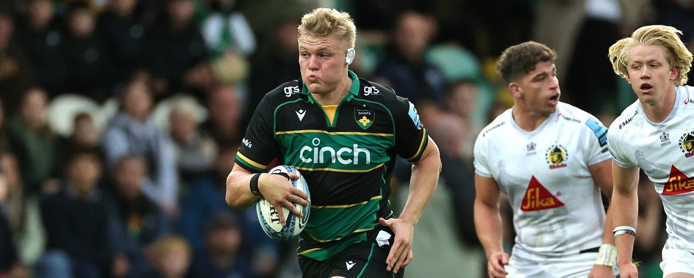 Northampton Saints’ Tom Pearson during the 2024/25 season.