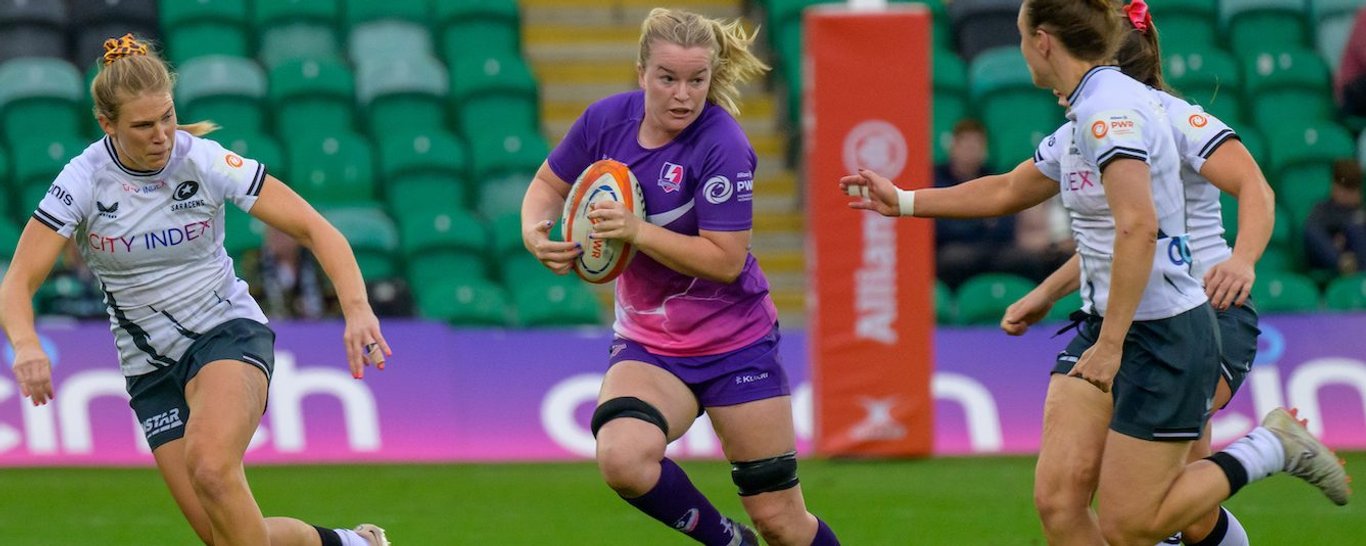 Loughborough Lightning's Daisy Hibbert-Jones during the 2023/24 season