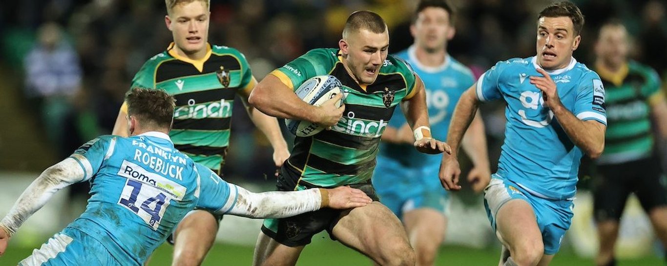 Ollie Sleightholme of Northampton Saints