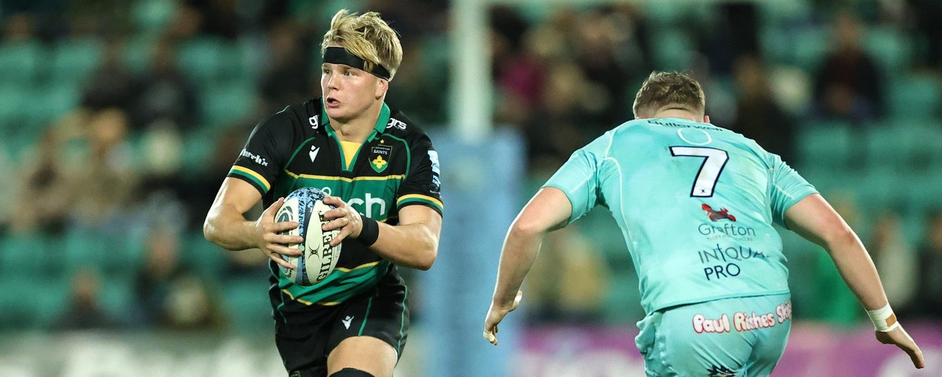 Northampton Saints’ Henry Pollock during the 2024/25 season.