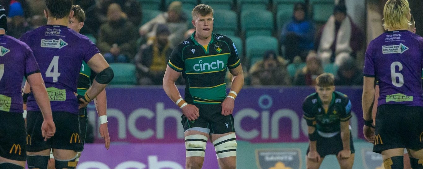 Northampton Saints’ Archie Benson during the 2024/25 season.