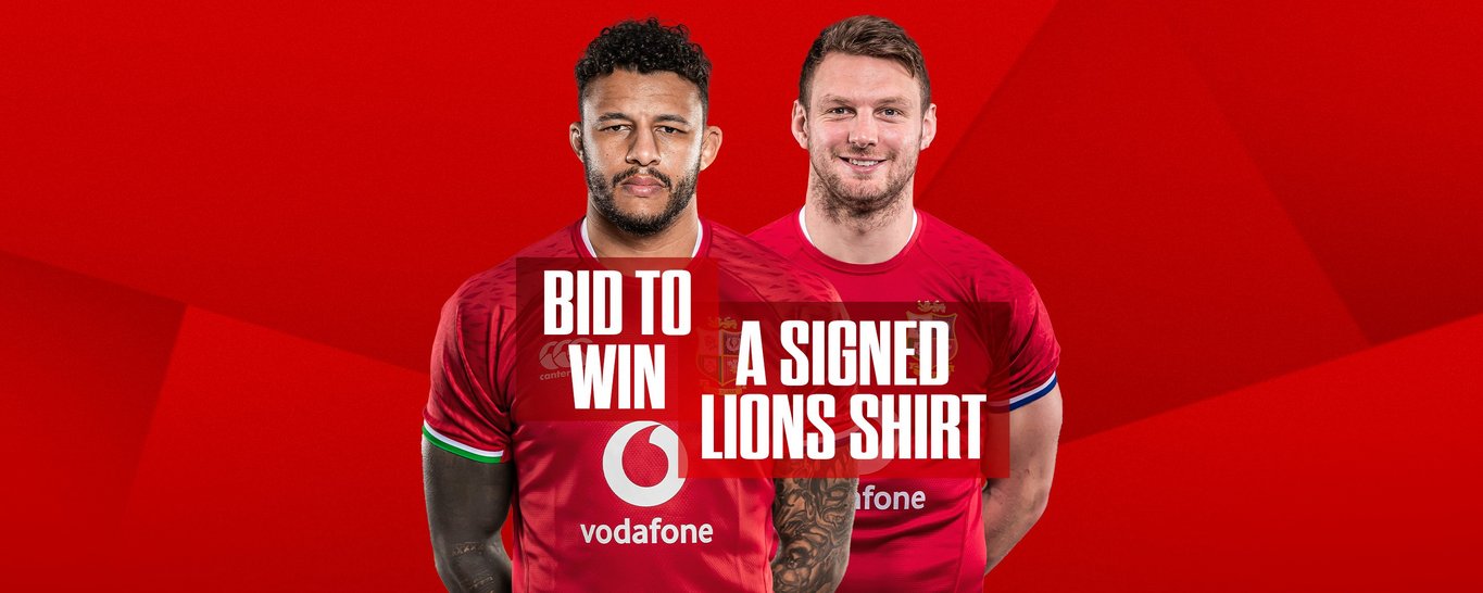 Bid to WIN a British & Irish Lions shirt signed by Courtney Lawes and Dan Biggar