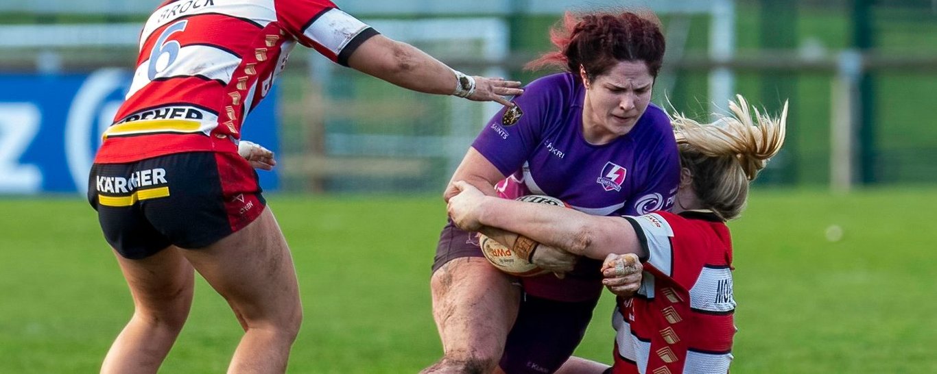 Loughborough Lightning in action against Gloucester-Hartpury.