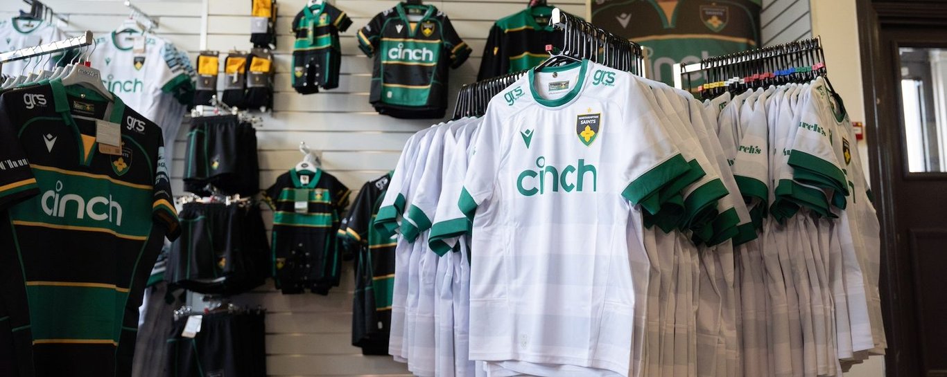 The Saints Store at cinch Stadium at Franklin’s Gardens