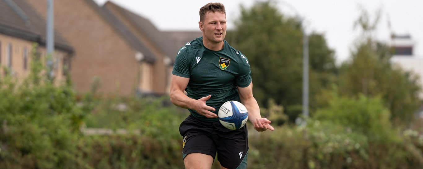 Northampton Saints‘ Fraser Dingwall during the 2024/25 season.