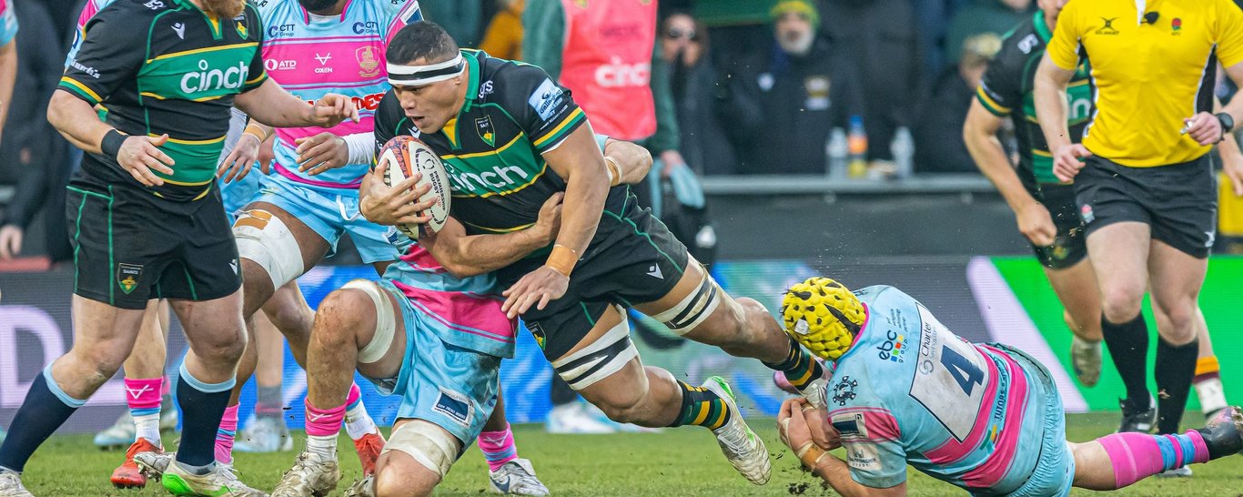 Northampton Saints’ Iakopo Mapu during the 2024/25 season.