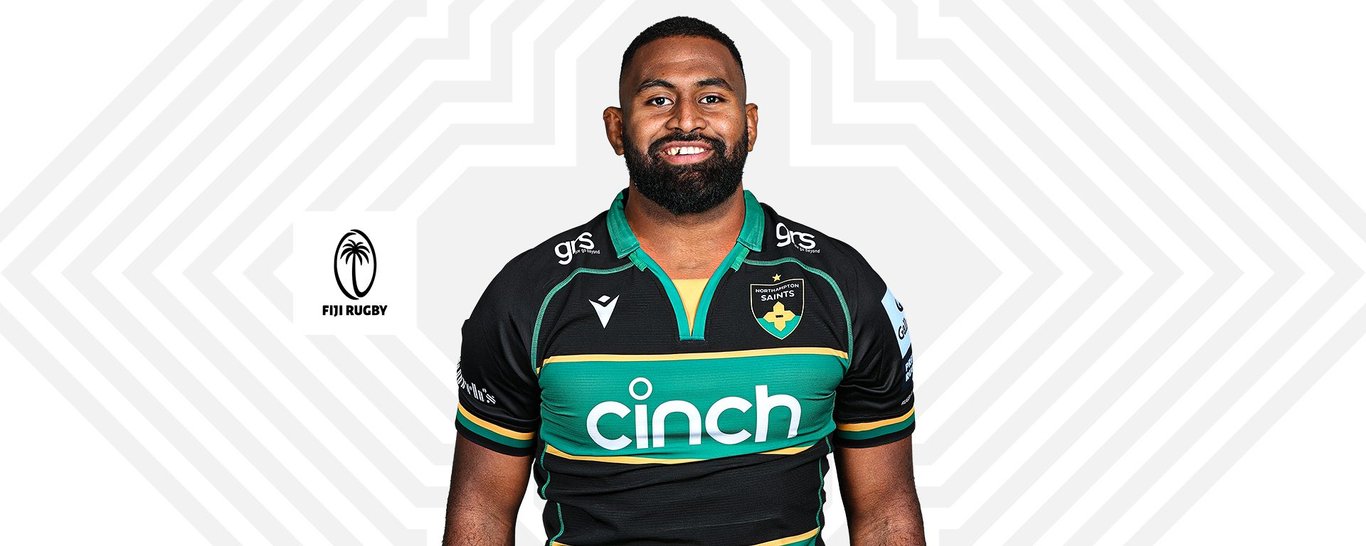 Temo Mayanavanua of Northampton Saints and Fiji.