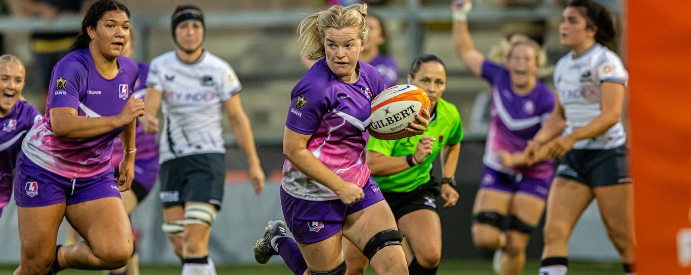 Loughborough Lightning's Daisy Hibbert-Jones during the 2023/24 season