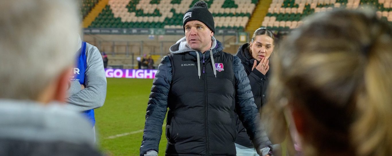 Loughborough Lightning head coach Nathan Smith.