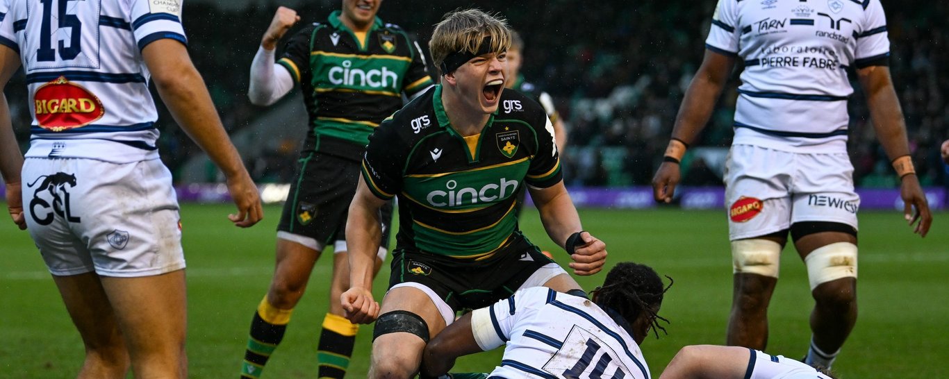 Henry Pollock of Northampton Saints